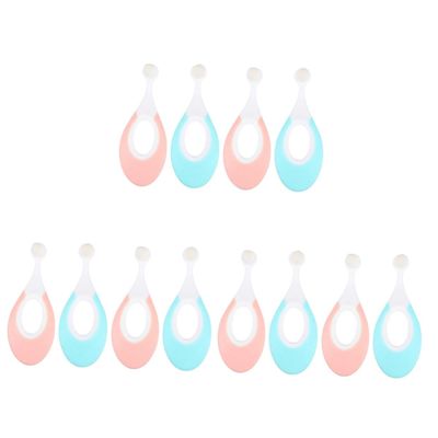 Didiseaon 12pcs Boys and Girls Training Toothbrush Boy Girl Tooth Brush for Newborns Bristles Toothbrush for Years Old