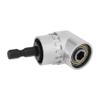 105 Degree Angle Extension Drill Bit Adapter, 1/4in Hex Socket Holder with Locking and Magnetic for Electric Drill view 1