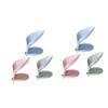 Ciieeo 6pcs Vintage Leaf Shape Soap Box Lid Soap Drainer Dish for Bathroom Kitchen Sink Bathtub view 1