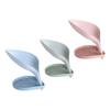 Ciieeo 6pcs Vintage Leaf Shape Soap Box Lid Soap Drainer Dish for Bathroom Kitchen Sink Bathtub view 3