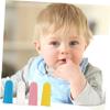 Didiseaon 8pcs Silicone Finger Toothbrush for Boy Girl and Boy Girl Clean Teeth Effectively and Friendly Design Random Color view 2