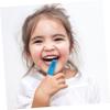Didiseaon 8pcs Silicone Finger Toothbrush for Boy Girl and Boy Girl Clean Teeth Effectively and Friendly Design Random Color view 4