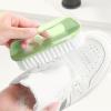 Laundry Brush, Soft Bristle Shoe Brush Plastic for Dorms (Green) view 1