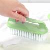 Laundry Brush, Soft Bristle Shoe Brush Plastic for Dorms (Green) view 2