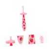 Didiseaon Silicone Baby Toothbrush U-Shaped Tooth Cleaner Portable Infant Oral Brush Strawberry Color Household Toddler Teeth Care for Babies view 3