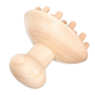 FRCOLOR Massage Comb Wooden Handle for Head Care Practical Wooden Head Comb Smooth Scalp Massage Function for Daily Hairdressing and Scalp Relaxation