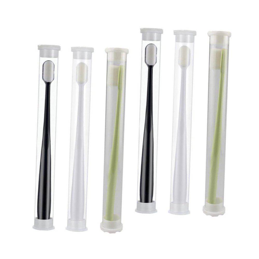 Didiseaon 6pcs Ultra-fine Micro-Nano Toothbrush Boys and Girls Adult Soft Bristle Travel Brush