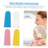 Didiseaon Baby Oral Care Finger Toothbrush 4pcs Set, Silicone Infant Toddler Oral Care Brush, Soft Gum Massager for Newborns and Boys and Girls, Mixed Colors for Daily Dental Hygiene view 3
