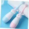 Didiseaon 2 Sets Boy Girl Sonic Electronic Toothbrush Cartoon Toothbrush for Boys and Girls Electric and Usage Scenario Daily Oral Care view 2