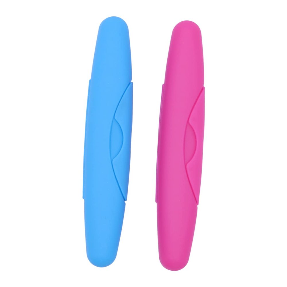Didiseaon 2pcs Toothbrush Box Portable Storage Case for Traveling Use Protective Carrying Case for Toothbrushes for Travel and Daily Use