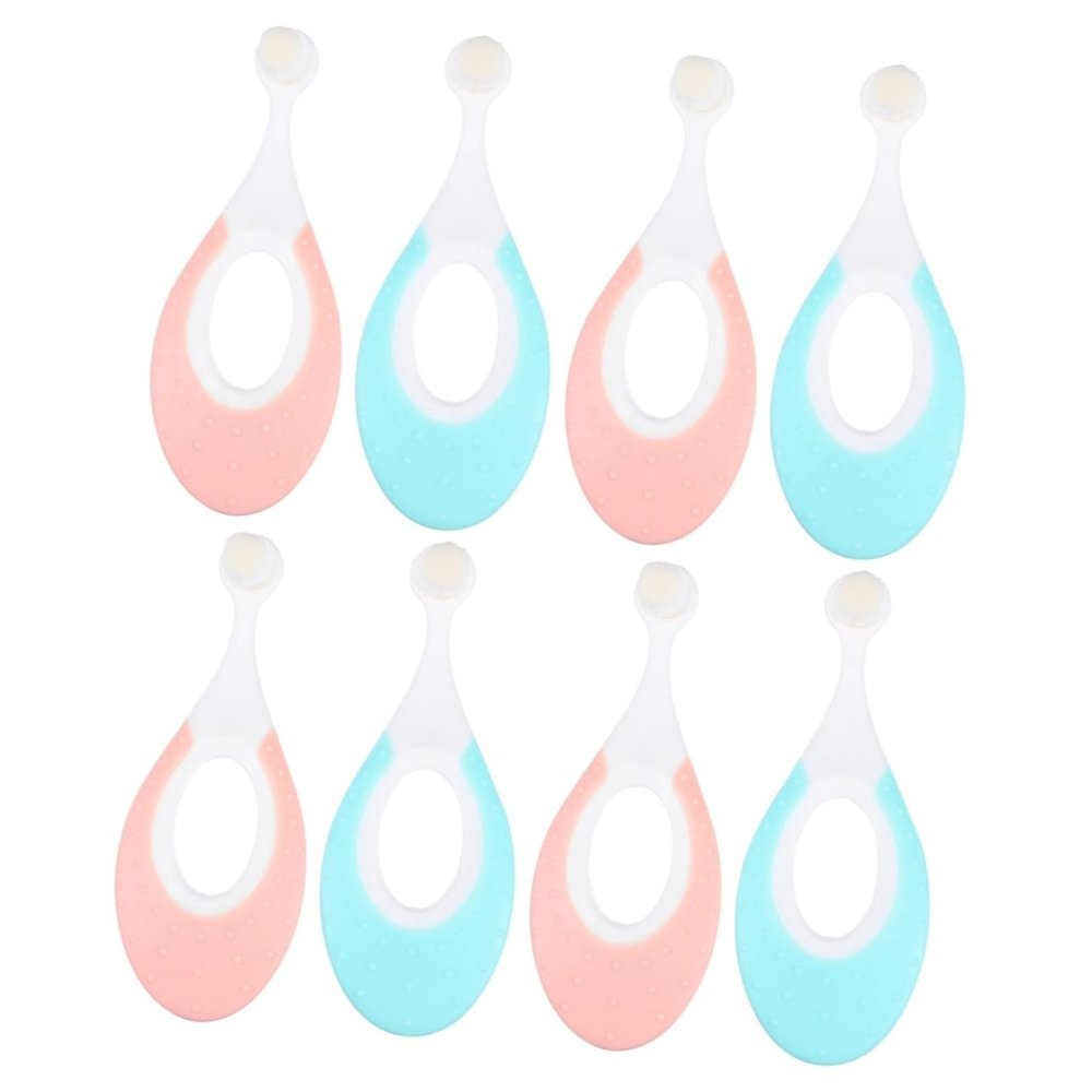 Didiseaon 8pcs Training Toothbrush for Boys and Girls Boy Girl Newborn Tooth Brush Toothbrush for Teeth Cleaning