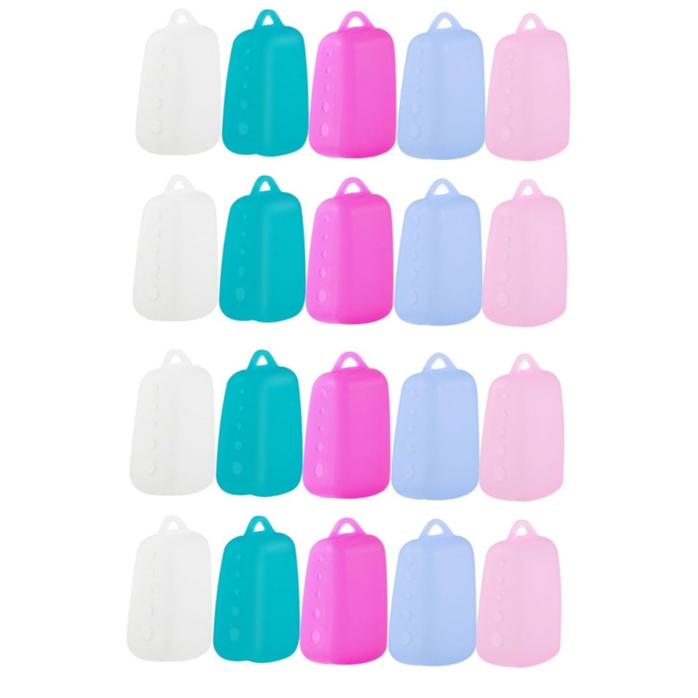 Didiseaon 20pcs Toothbrush Head Covers Travel Caps Toothbrush Protectors for Business Trip Portable Caps for Travel Use