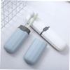 Didiseaon Portable Plastic Toothbrush Case Holder Travel Toothbrush Storage Box for Hygiene and Bathroom Use view 2