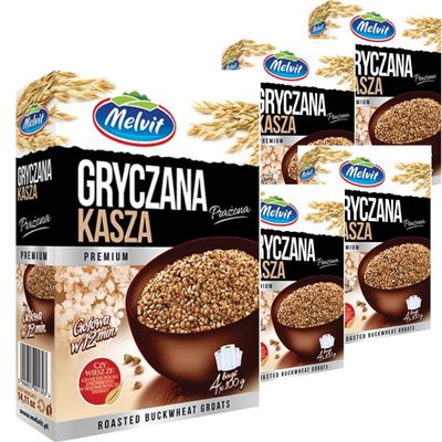 Melvit Roasted Buckwheat Cereal Muesli Corn Flakes 400 Gram x 5 Pieces