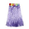 1 Set 60cm Adult Hula Grass Skirt Hawaiian Party Costume Luau Dance Skirts(Purple), Purple, 60 cm view 3