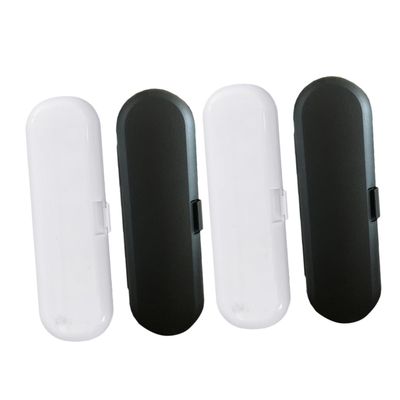 minkissy 4pcs Sturdy Compact Electric Toothbrush Case Travel Toothbrush Holder Separate Brush Heads for Boys and Girls Adults