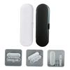 minkissy 4pcs Sturdy Compact Electric Toothbrush Case Travel Toothbrush Holder Separate Brush Heads for Boys and Girls Adults view 2