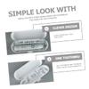 minkissy 4pcs Sturdy Compact Electric Toothbrush Case Travel Toothbrush Holder Separate Brush Heads for Boys and Girls Adults view 3
