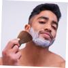 FRCOLOR Shaving Brush Beard Care Brush Nylon Bristle Beard Grooming Tool for Men Personal Mustache Care Accessory Suitable for Daily Shaving and Grooming Random Color view 3