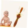 minkissy 4pcs Boys and Girls Toothbrush Teething Toy Silicone Bristles for Boy Girl Oral Care Tool Training Brush for Year Old Toothbrush view 4