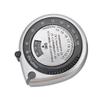 WOFASHPURET Portable BMI Measuring Tape 1.5M Length Retractable Waist Calculator PVC ABS Material Scale Silver view 1