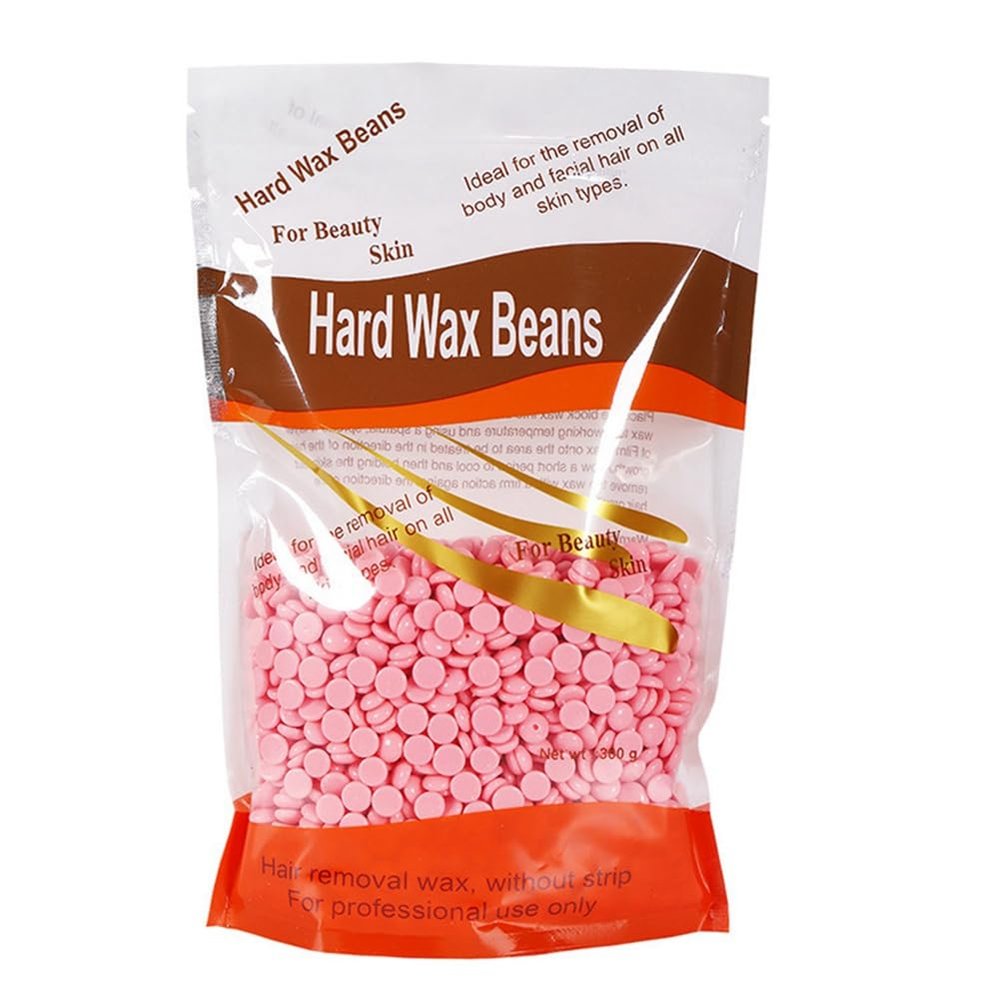 300g Waxing Wax Beans for Hair Removal Full Body Hot Film Hard Depilatory Wax Beads for Wax Heater Machine Durable Easy Install A