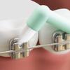 8 Pcs Interspace Toothbrush(Blue/Green/Rose Red/White), Soft Single Tufted Toothbrush Slim interdental Brushes for Orthodontic Braces Detail Cleaning view 4