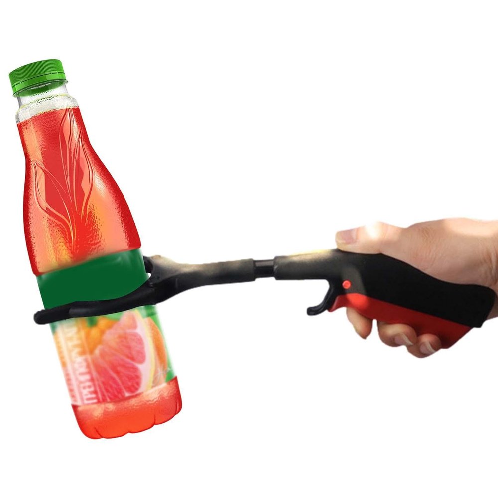 2 Pcs Pickup Tools - Extendable Trash Grabber, Lightweight Hand Picker | Handy Waste Collection Device, Portable Environmental Cleanup Equipment, Pickerash, Abs+pp+metal, 11.81x2.76in