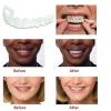 1 Pair Instant Perfect Smile Denture Fake Teeth Veneers Temporary Teeth Braces Snap on Your Confident Smile Veneers Cover The Imperfect Teeth for Man and Women view 4