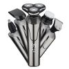 Longcang mold Men's Electric Razor, 4-in-1 Razor, Wet and Dry with Beard Trimmer, Rotation Head, Razor for Men, Hair Trimmer, Nose Trimmer, Face Brush, LED Display view 1