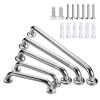 Grab Handle Sturdy SUS304 Stainless Steel Shower Safety Handle Bath Grab Bar for Bathroom,Kitchen,Bathtub,Stairway Handrail,Toilet, Come with Mounted Scre(Size:30cm/11.8in,Color:Diameter 2.5cm/0.98in) view 1