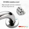 Grab Handle Sturdy SUS304 Stainless Steel Shower Safety Handle Bath Grab Bar for Bathroom,Kitchen,Bathtub,Stairway Handrail,Toilet, Come with Mounted Scre(Size:30cm/11.8in,Color:Diameter 2.5cm/0.98in) view 2