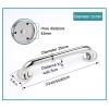 Grab Handle Sturdy SUS304 Stainless Steel Shower Safety Handle Bath Grab Bar for Bathroom,Kitchen,Bathtub,Stairway Handrail,Toilet, Come with Mounted Scre(Size:30cm/11.8in,Color:Diameter 2.5cm/0.98in) view 4