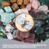 1.1lb Bulk Raw White Rainbow Moonlight Stone Rough Crystal-Natural Raw Stones Crystal for Tumbling, Cabbing, Fountain Rocks, Decoration,Polishing, Wire Wrapping, Wicca & Reiki Crystal Healing view 3