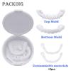 1 Pair Instant Veneers Dentures Fake Teeth Braces, False Teeth Veneers Top and Bottom Set, Temporary Dentures Silicone for Men and Women Have a Perfect Smile view 2