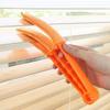 2Pcs Venetian Blind Cleaner Duster Brush Set,Blind Cleaner Tools for Vertical Window Shutters Air Conditioner Dust Ceiling Fans Car Vents and Jalousie Dust Collector (Yellow) view 2
