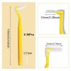 SKHAOVS 30 Pieces L Shaped Interdental Brushes,Floss Sticks Dental with Non-Slip Handle, Oral Dental Hygiene Floss Brush Flossing,Dental Brushes for Between Teeth and Gums Tooth Cleaning Tool (30 PCS) view 2