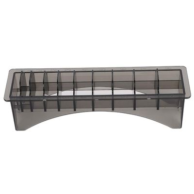 10 Grid Electric Hair Clipper Limit Comb Organizer, Plastic Guide Comb Storage Box, Durable Professional Hair Clipper Holder Hair Tools Supplies for Barbershop Use