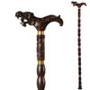 Dragon Head Natural Wood Walking Stick, Handcrafted Wood Carved Traditional Style Canes, Lightweight and Strong for Men and Women,Cane B (Cane B) view 1