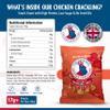 Chicken Crackling Hand Cooked Snack. NEW Double Cooked Recipe, Hint of Habanero Chilli Flavour. Low Carb, High Protein, Keto, Gluten Free Alternative to Pork Scratchings. 10x 40g Bags view 2