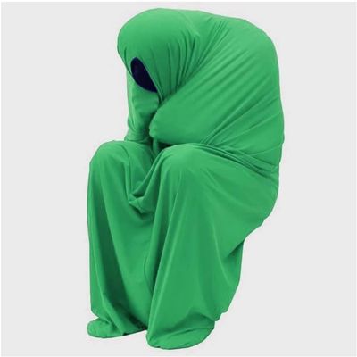 Dynamic Movement Sensory Sock, for Autistic & Sensory Processing Disorders,Body Sock Relaxing Sensory Toys for Autistic Children (Color : Grn, Size : S)