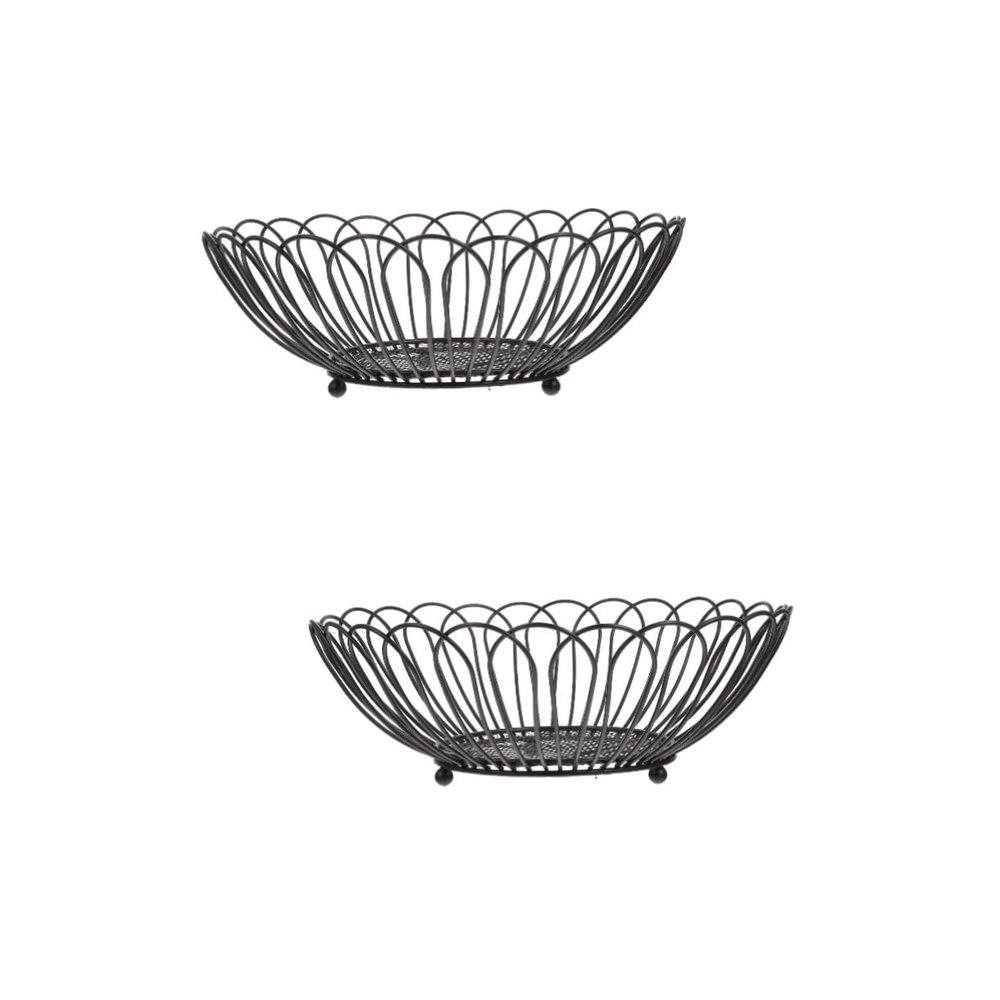 Cake plate-2pcs Iron Fruit Plate Wedding Decorations Storage Shelf Ornament Serving Tray Dessert Storage Holder Metal Storage Basket Iron Display Tray Dried Fruit Tray Food Storage Tray Candy