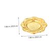 Cake plate-European Style Fruit Plate Cake Decorations Fruit Snack Server Desktop Food Container Dry Nut Platter Fruit Display Tray Fruit Display Candy Tray Zinc Alloy Multifunction Dessert view 4