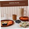 Cake plate-Fruit Dish Fruit Trays Dry Fruit Plate Footed Candy Plate Dessert Display Stand Decorative Fruits Platter Fruit Serving Plate Household Fruit Tray Display Tower Ceramics Stoneware ( Color : view 3