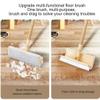 2-in-1 Floor Cleaning Set: Spinning Mop and Bucket Combo with Long Handle and Sturdy Bristle Scrubber vision view 2