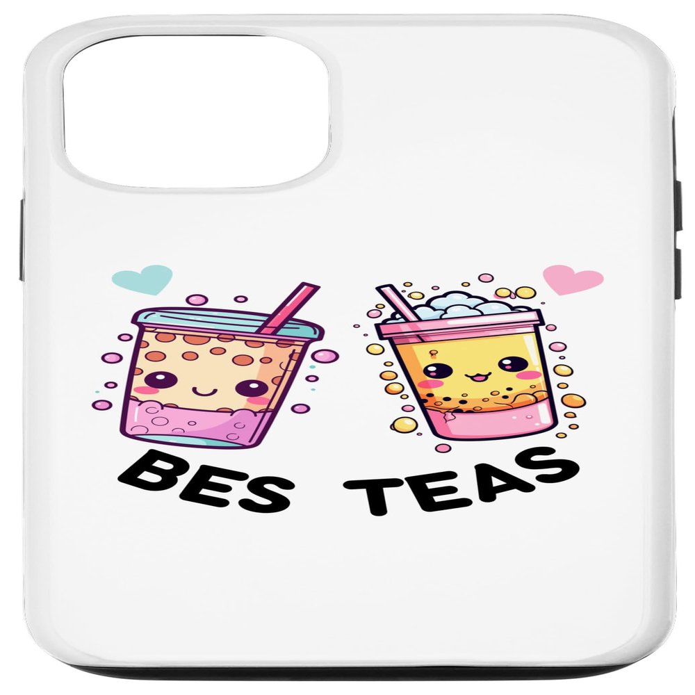 iPhone 15 Bes Teas Besties Bubble Tea Cute Boba Best Friends Case
