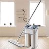 2-in-1 Self-Wringing Mop and Bucket Set with Reusable Pads - Effortless Floor Cleaning Solution vision view 4