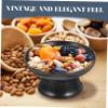 Cake plate-5pcs Fruit Plate Dried Fruit Plate Cake Plate Round Tray Cupcake Cake Pan Decorative Bowl Cake Display Plate Nut Appetizers Dry Fruit Dish Refreshment Tray Snack Ceramics view 3