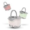 360 Degree Stainless Steel Spin Mop and Bucket System for Easy Dirt Removal and Dust Cleaning - Premium Floor Mop with Squeeze Flat Mop and Bucket Set vision view 2