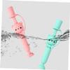 KOMBIUDA Manual Toothbrush Suction Cup Boys and Girls Brush Head Boy Girl Oral Pattern Handle Random Color view 4